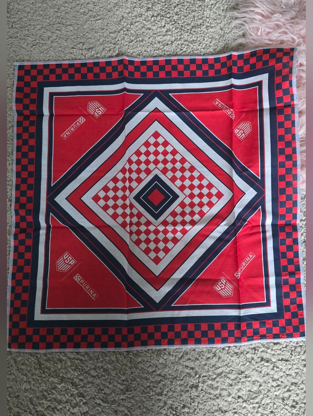 Purina US Official Soccer Bandana 2026. New